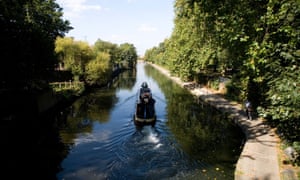 The Regent’s canal in London. Some argue only a small amount of the capital’s land would be needed to make half its surface green.