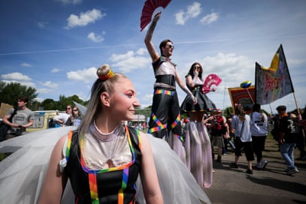 Marchers at the event