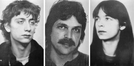 Burkhard Garweg, Ernst-Volker Staub and Daniela Klette.