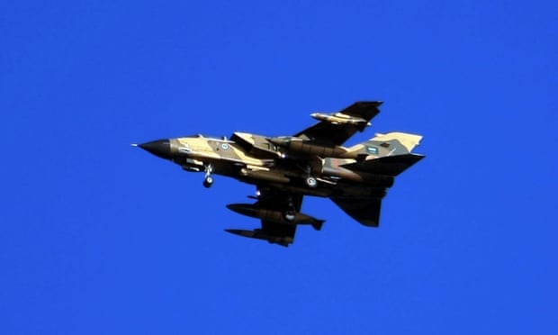 A Saudi Tornado aircraft