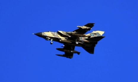 A Tornado warplane of the Royal Saudi Air Force.