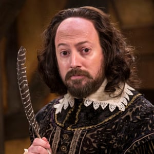 As Shakespeare in Ben Elton’s BBC sitcom Upstart Crow.