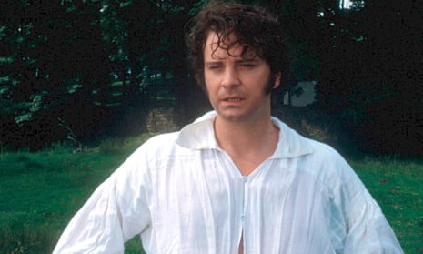 Colin Firth emerges from the lake in the 1995 film  Pride and Prejudice
