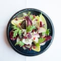 Brasserie of Light’s roquefort salad with endive, pickled walnuts and apple