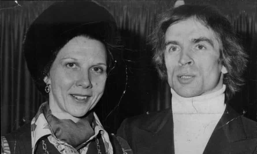 British ballerina Beryl Grey (here with Rudolf Nureyev in 1976) guested with the Bolshoi.