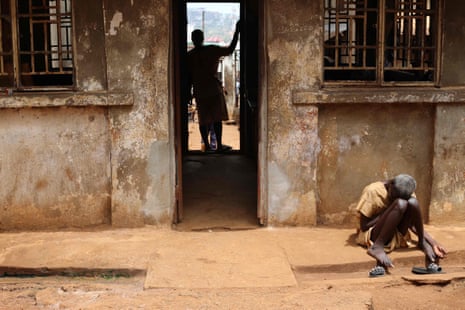 An inmate at the Central Prison in Freetown, Sierra Leone on May 7, 2021