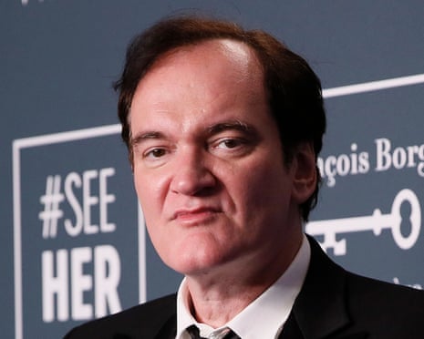 25th Critics Choice Awards – Photo Room – Santa Monica, California, U.S., January 12, 2020 - Quentin Tarantino poses backstage with his Best Original Screenplay award for "Once Upon a Time in Hollywood\<br>25th Critics Choice Awards – Photo Room – Santa Monica, California, U.S., January 12, 2020 - Quentin Tarantino poses backstage with his Best Original Screenplay award for "Once Upon a Time in Hollywood". REUTERS/Danny Moloshok