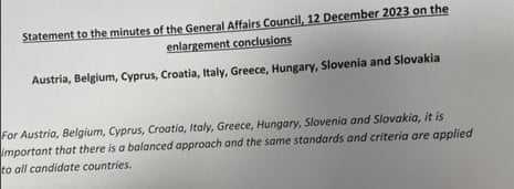 Statement at the General Affairs Council