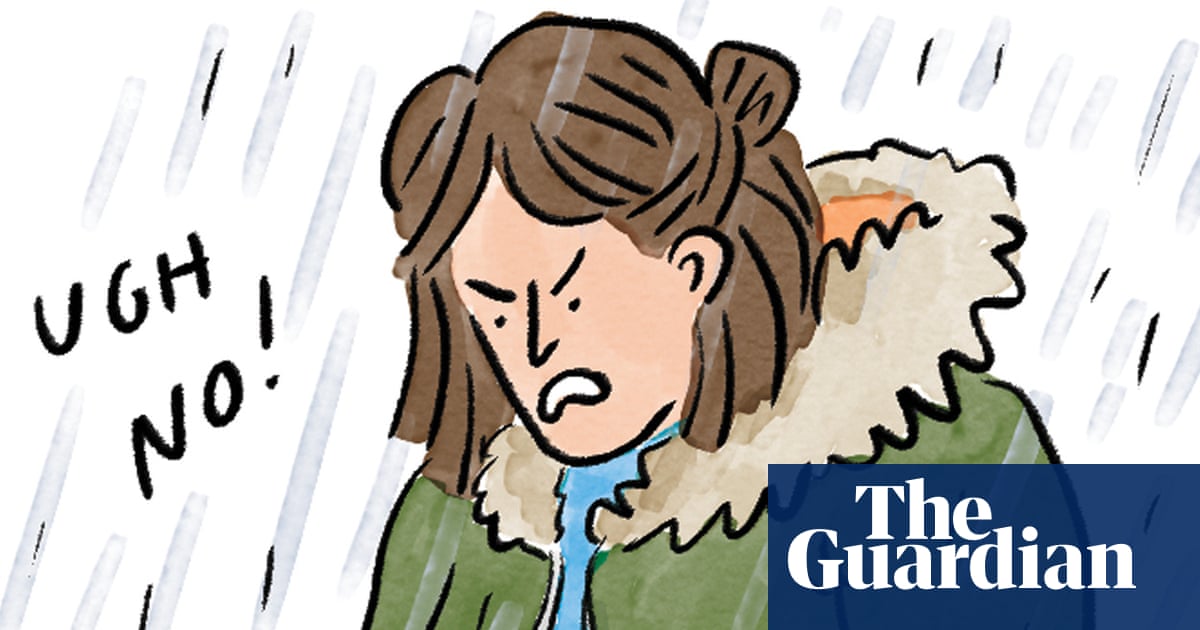 Why does it always rain on me? The Becky Barnicoat cartoon