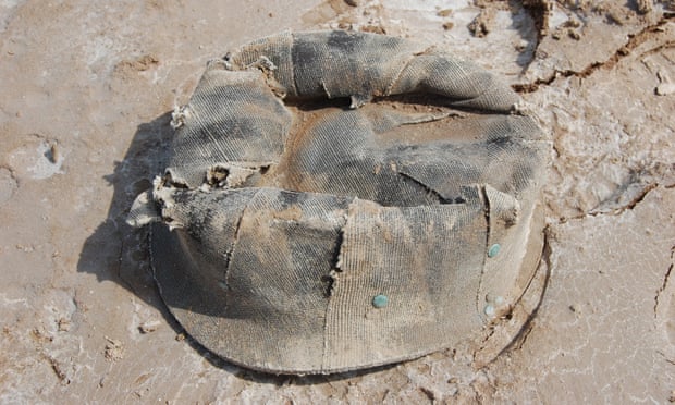 Helmet liner from an Iraqi infantry helmet.