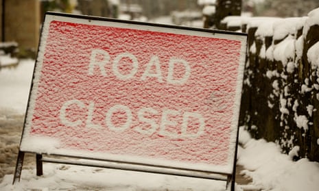 Icy reception from conventional publishers ... road closed sign.