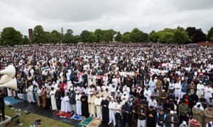 Birmingham, UK
Tens of thousands of people prayed together in Small Heath park