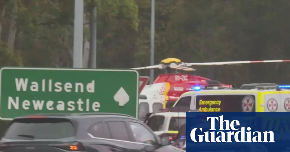 Several people injured after vehicle hits crowd at Knights grand final farewell in Newcastle