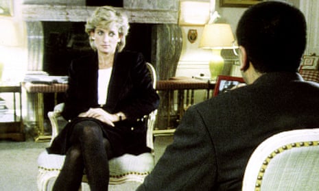 Diana, Princess of Wales during her Panorama interview with Martin Bashir.