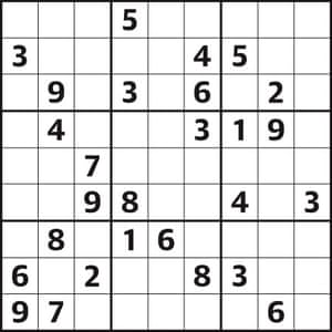 sudoku 4465 expert life and style the guardian