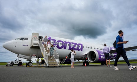 Budget airline Bonza, which services regional centres including Queensland’s Sunshine Coast, Rockhampton and Gladstone