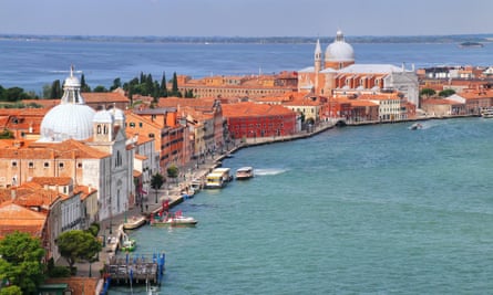 Island paradise: a view of Giudecca, Venice.