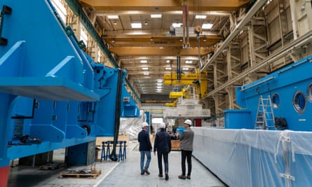 The interior of the Fagor Arrasate factory in Mondragón, Spain.