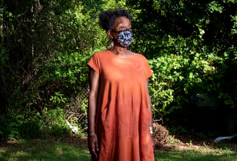 Joyce German, one of many residents who are reluctant to be vaccinated, at her home in Tuskegee, Alabama on Thursday, May 20, 2021. Photographer: Andi Rice/The Guardian