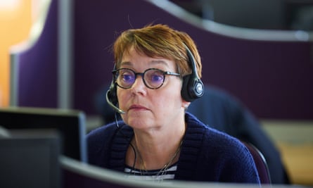 La conseillère en dette Julie McElroy chez StepChange à Chester.