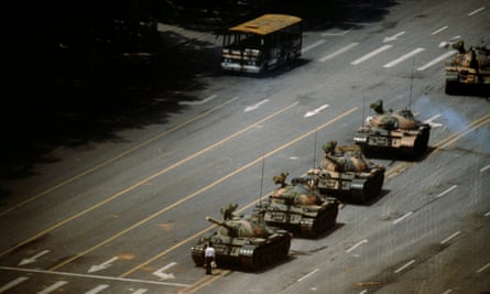 Stuart Franklin’s image from Tiananmen Square, Beijing, June 1989.