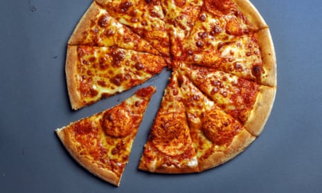 Domino’s cheese and tomato pizza