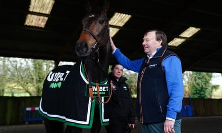 Nicky Henderson with Constitution Hill.