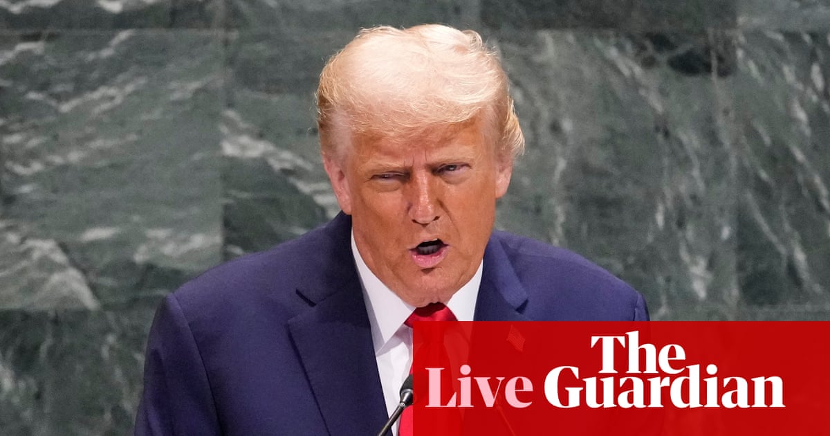 ‘Your countries are going to hell’: Trump attacks European leaders and United Nations in fiery general assembly speech – live | Donald Trump ‘Your countries are going to hell’: Trump attacks European leaders and United Nations in fiery general assembly speech – live | Donald Trump
