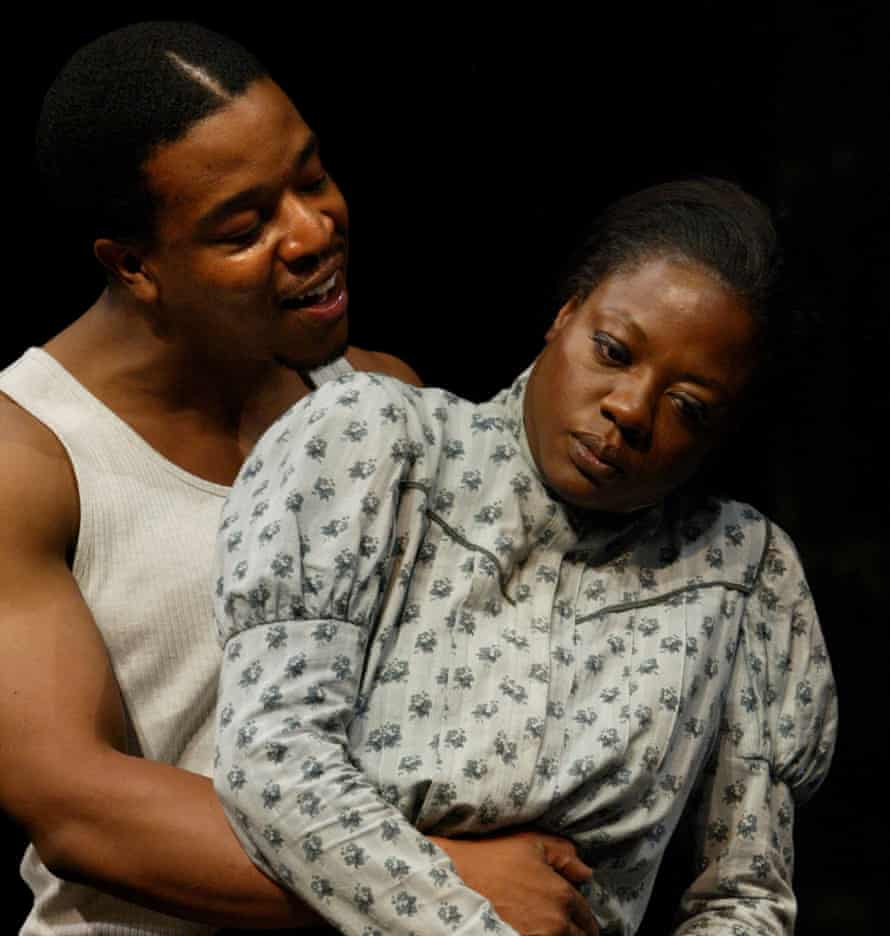 Davis on stage in Los Angeles in Intimate Apparel in 2001