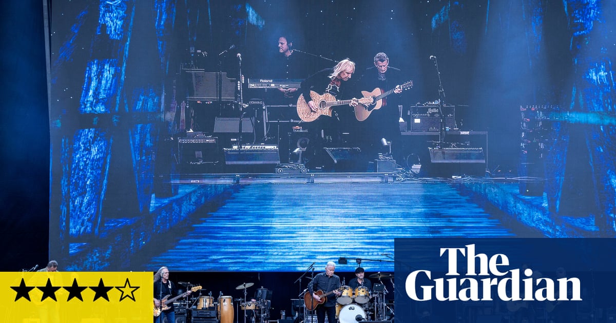Eagles review – unflashy ‘guys with guitars’ deliver feelgood comforts