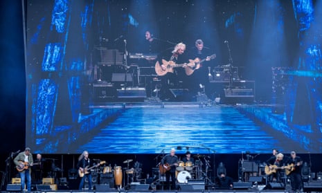 ‘A bunch of guys with guitars’ …  Eagles at Anfield stadium.