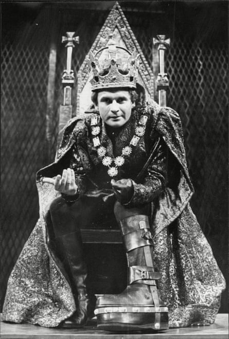 Ian Holm as Richard III at Stratford-upon-Avon in 1966.