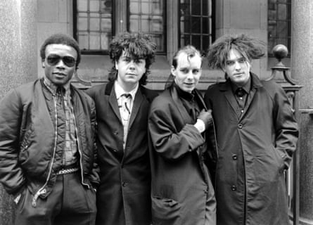 The Cure, 1984 (l-r): Clifford Leon Anderson, Lol Tolhurst, Paul ‘Porl’ Thompson, Robert Smith.