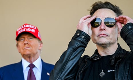 Elon Musk to pull back in Doge role starting May amid 71% dip in Tesla profits | Tesla | The Guardian