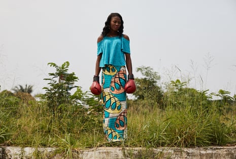 Marcella Sakobi, 22, in the Victorie neighbourhood of Kinshasa