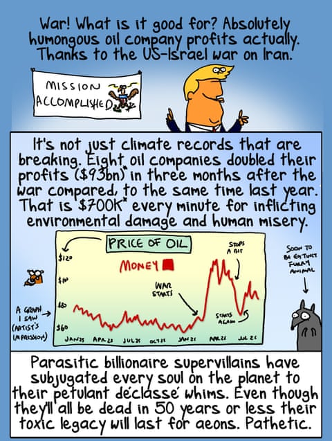 Oil Profits During Wartime, panel 1
