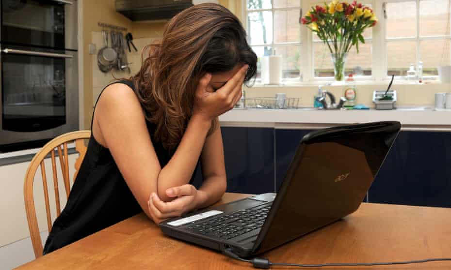 Woman at laptop