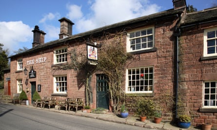 Ship inn pub in Wincle near Macclesfield Cheshire UK