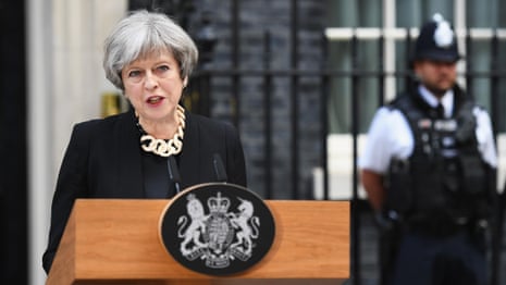 Theresa May responds to ‘brutal terrorist attack’ in London