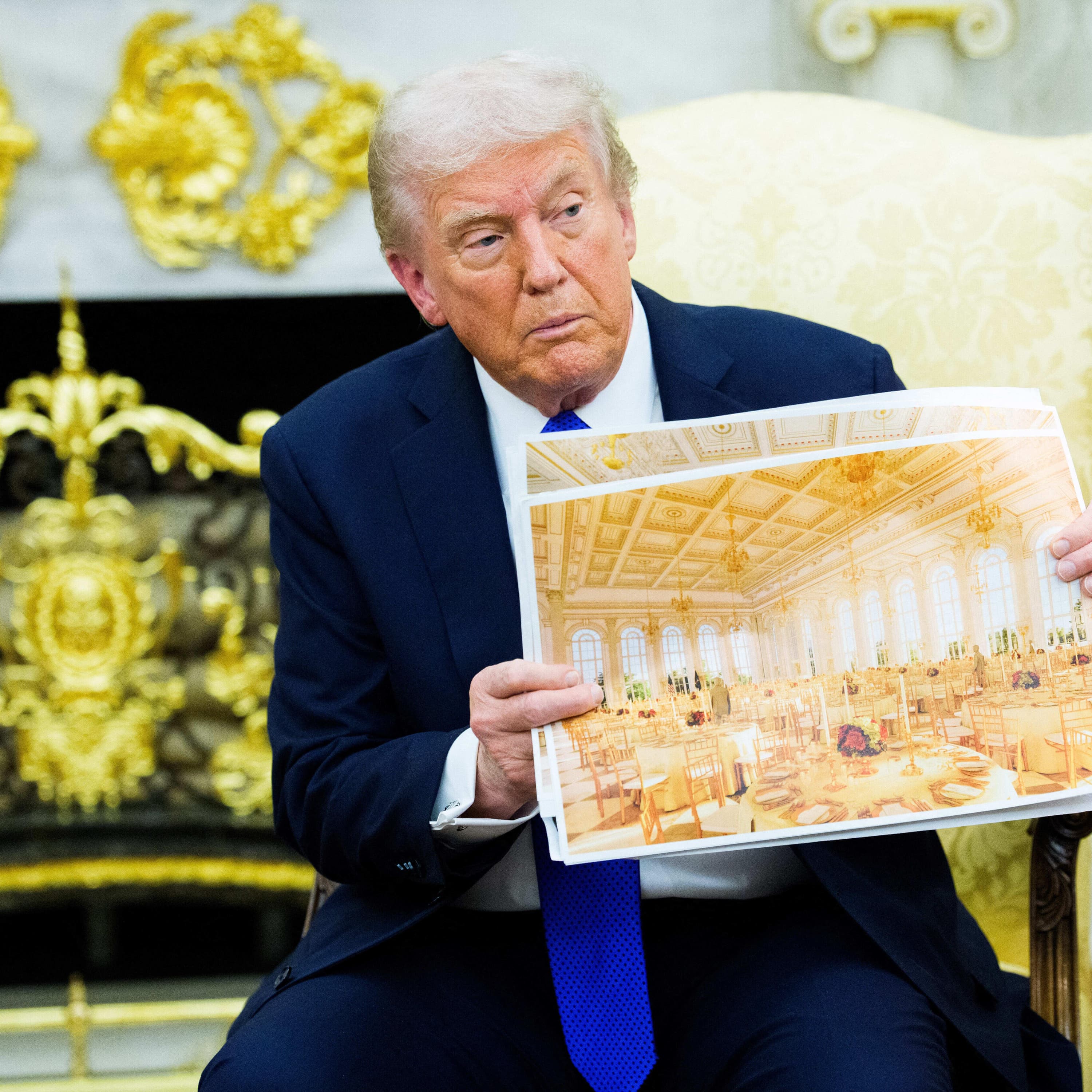 As Americans face going hungry, Trump builds a ballroom As Americans face going hungry, Trump builds a ballroom