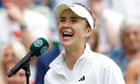 Elina Svitolina says Ukraine war made her stronger after shocking Iga Swiatek