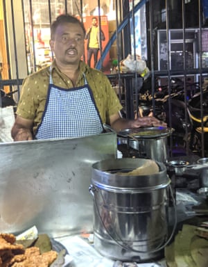 Venkateshwara Rao, owner of Kavyajyotika Tiffin Centre.