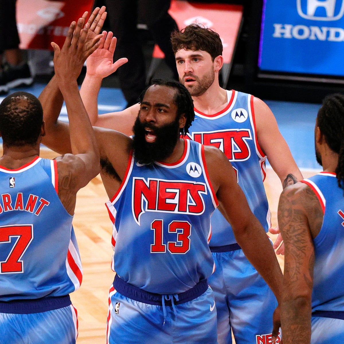 No practice, no problem: James Harden explodes for triple-double in Nets  debut, NBA
