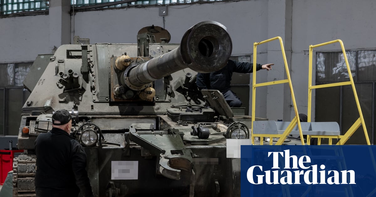 Revealed: the Ukrainian facility where UK engineers help fix vital weapons