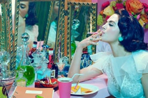 Actress #4, 2012, by Miles Aldridge‘I didn’t feel beholden to represent what was on the runway, every season it changes, so I create narratives more akin to stories I’d seen in cinema’