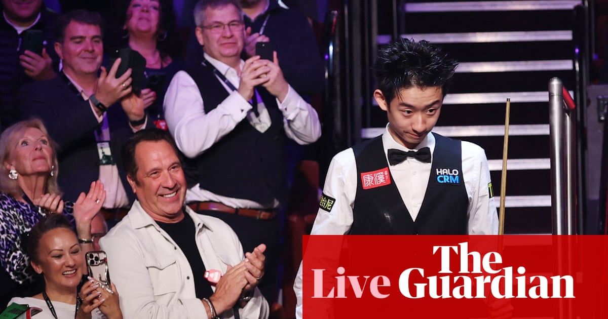 Shaun Murphy v Wu Yize: World Snooker Championship final day one – live