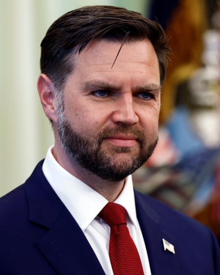 Photo by Will Oliver - Pool via CNP/Shutterstock (16844620o) United States Vice President JD Vance listens as US President Donald Trump speaks to the media in the Oval Office of the White House in Washington, DC, USA, 23. President Trump met with Lebanese and Israeli envoys at the White House for a new round of peace talks. Trump Hosts Israeli and Lebanese Envoys in the Oval Office, Washington, District of Columbia, USA - 23 Apr 2026