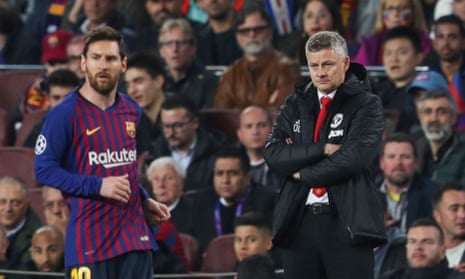 Ole Gunnar Solskjaer’s Manchester United were soundly beaten by Lionel Messi and Barcelona in the Champions League quarter-final