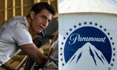 Composite of Tom Cruise and the Paramount logo.