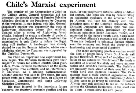 Guardian editorial, 27 October 1970.
